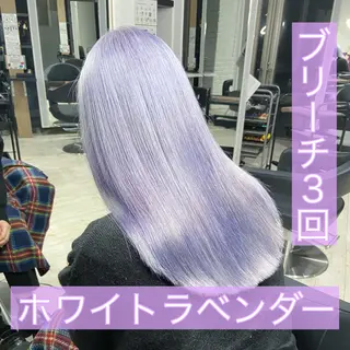 ロング カラー 鈴木/ボブ/ ベージュ/ピンクのヘアスタイル