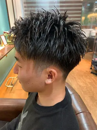 ショート メンズ カット特化美容師 齋藤桐のヘアスタイル