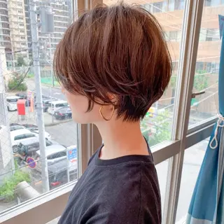 ショート カラー 縮毛矯正/レイヤー taiga🧡のヘアスタイル