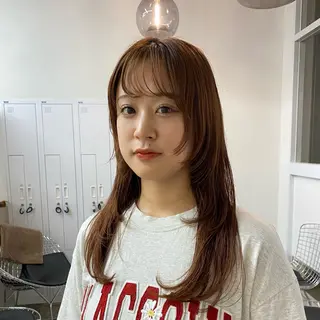 ロング カラー FIX hair しなのヘアスタイル
