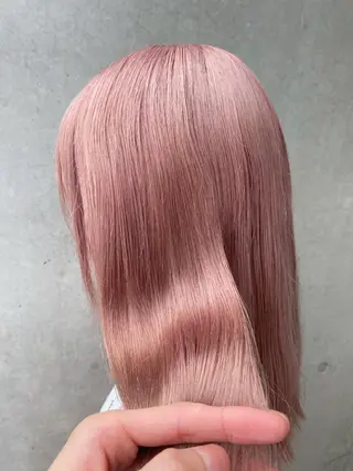 ミディアム カラー ブロンド/ミックス カラー三毛猫Kaiのヘアスタイル