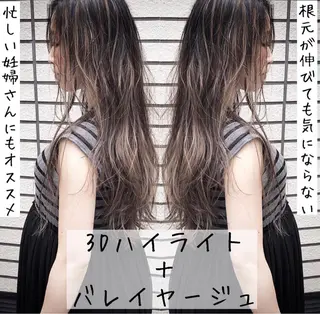ロング カラー テトネ タカシのヘアスタイル