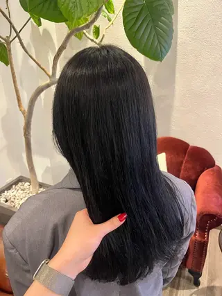 カラー カットモデル unaのヘアスタイル