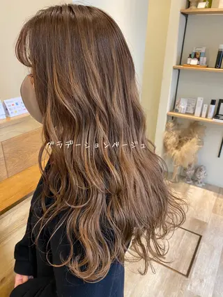 ロング CASANE 大橋康智のヘアスタイル