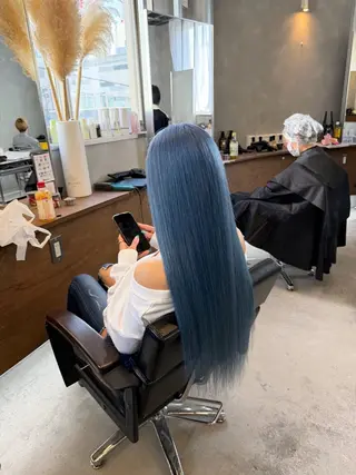 ロング カラー ✂︎SAITOU AKIRA✂︎のヘアスタイル