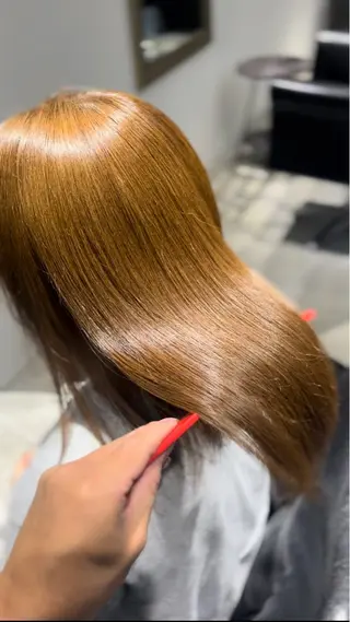 ミディアム 透明感カラー/ 冨永隆誠のヘアスタイル