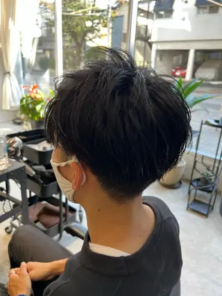 ショート メンズ オタク特化美容師💟 チバコナツのヘアスタイル