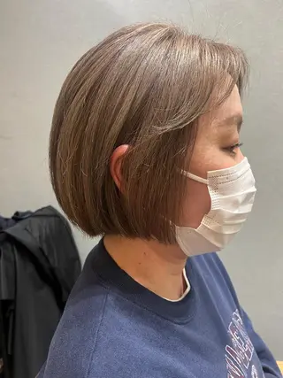 ショート カラー パーマ ヘアアレンジ メンズ キッズ ネイル マツエク・マツパ アイブロウ 久木原 ゆりのヘアスタイル