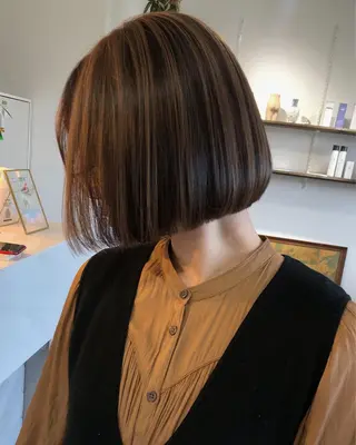 ミディアム カラー ♡MIHO♡ スタイリストのヘアスタイル