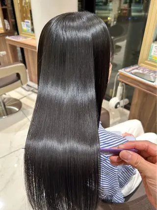 ロング パーマ 💎縮毛矯正💎 髪質改善・店長 伊藤のヘアスタイル