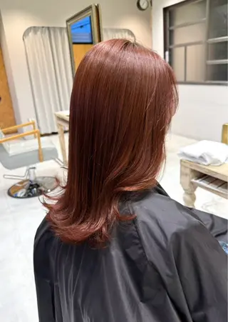 カラー モデル募集中🐜🌟 大橋心來のヘアスタイル