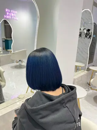 ショート カラー Riho♡レイヤー/ 名駅/大人韓国ヘアのヘアスタイル