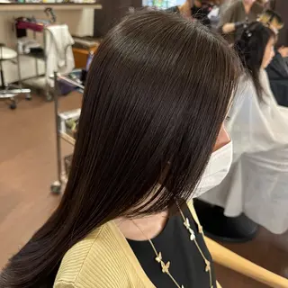 ロング 💜推しインナー カラー/菊池柊真💜のヘアスタイル