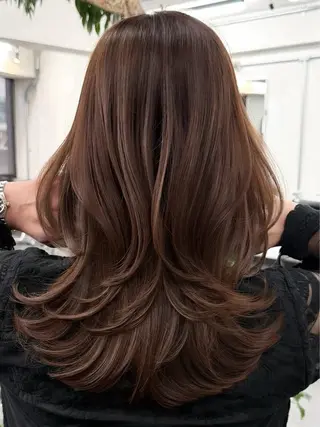 ミディアム カラー ヘアアレンジ 🫧透明感カラー/ Wカラー🫧namiのヘアスタイル
