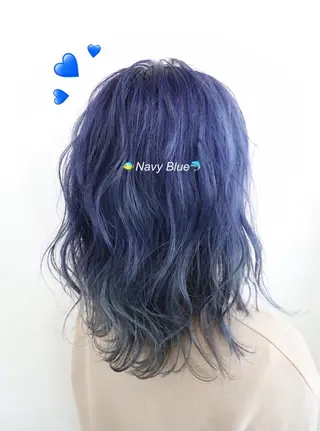 セミロング カラー 小川 美咲のヘアスタイル