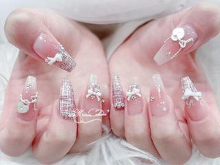 ネイル K.bi_nail ネイル長さ出し専門店のネイルデザイン
