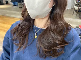 ロング カラー 夜23時まで予約🉑 reverieあきらのヘアスタイル