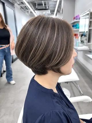 ショート 関山浩平ショート /ボブ/ヘアセットのヘアスタイル