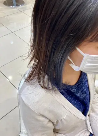 セミロング カラー 似合わせカラーリスト 佐竹 舞🌼のヘアスタイル