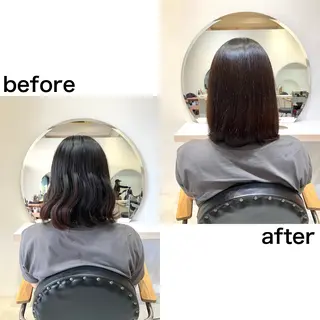 ミディアム パーマ 川間 将彦のヘアスタイル