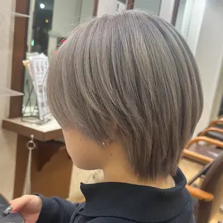 ショート カラー 縮毛矯正/ワンカラー モデル募集🫧田村のヘアスタイル
