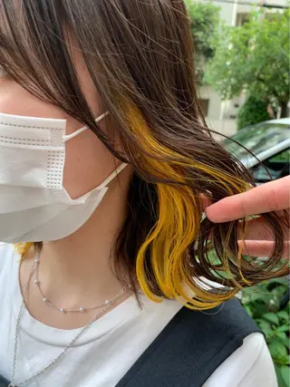 ミディアム 亀川蓮 Agu hairのヘアスタイル