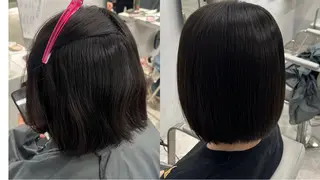ショート パーマ ボブ縮毛矯正モデル モデル募集✨️NOAのヘアスタイル
