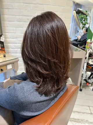 ミディアム ︎︎☁🧺チヒロ モデル募集🧺︎︎☁のヘアスタイル