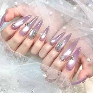 ロング io nail  心斎橋⚜️半額セールのネイルデザイン