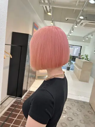 ミディアム カラー ✅ケアブリーチ✅ トヨオカ ノブヒデのヘアスタイル