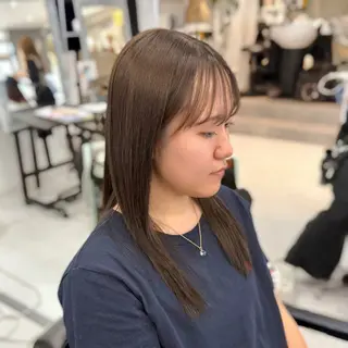 セミロング 榎本 雪来のヘアスタイル
