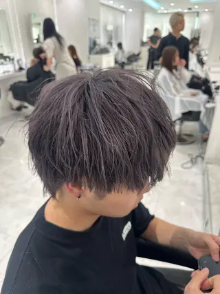 ショート カラー メンズ 🐺韓国風メンズ特化 あさひ🐺のヘアスタイル