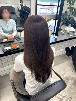 ロング カラー 🩵しの🩵 JILLSTUDIOのヘアスタイル