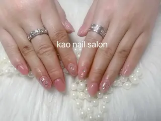 ネイル kao nail マグネット/長さだしのネイルデザイン