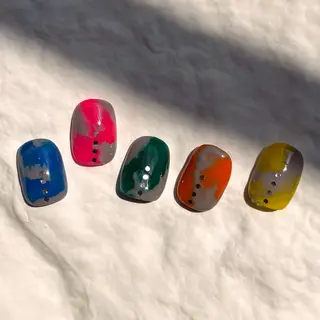 ネイル Sun Brown Mireiのネイルデザイン