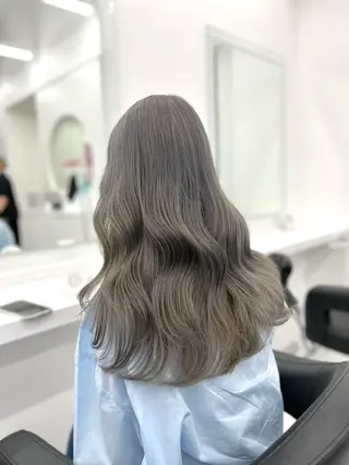 ロング カラー ヘアアレンジ 💍透明感×韓流ハイ トーン💍RYUTAのヘアスタイル