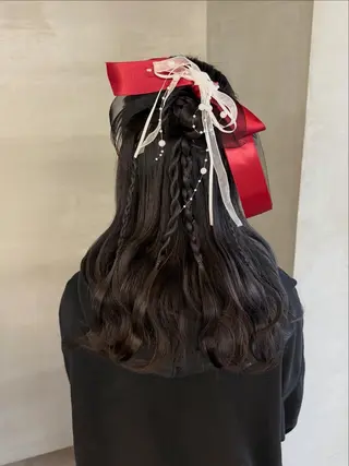 ロング ヘアアレンジ いとう まいこのヘアスタイル