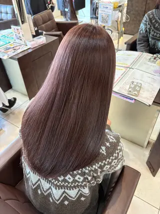 ロング カラー 🤎韓国ヘア ベージュ まゆか🤎のヘアスタイル