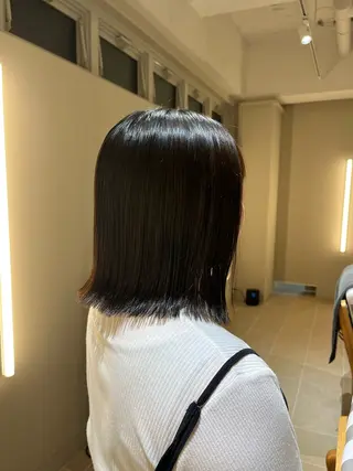 ミディアム カラー SPUR ふうのヘアスタイル