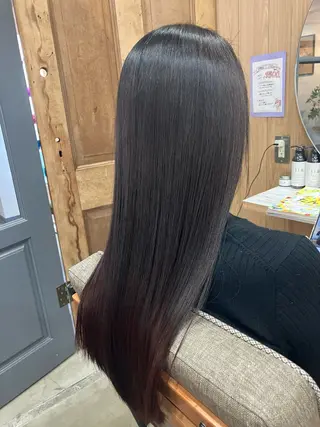 ロング Tsuyoshi /髪質改善ストレートのヘアスタイル