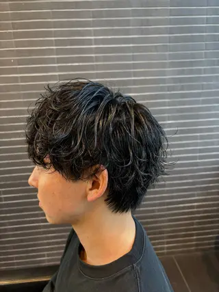 パーマ メンズ 【メンズ限定】原 唯登のヘアスタイル