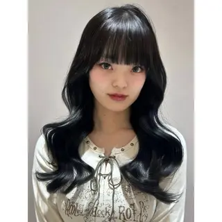セミロング カラー レイヤー/艶カラー/ Natsuho💞のヘアスタイル