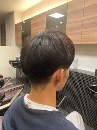 ショート メンズ メンズパーマモデル 大募集中のヘアスタイル
