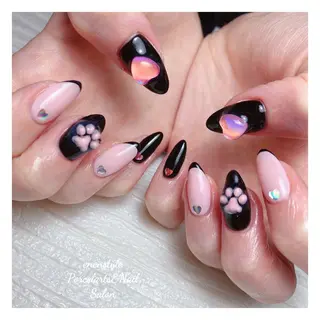 ミディアム ネイル 🐾enen style 🐾のネイルデザイン