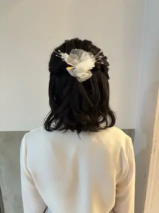 ヘアアレンジ 【kii】 ホノカブリーチカラーのヘアスタイル