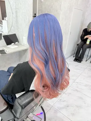 ロング カラー 🌺ハイトーン🌺 矢葺 なぎさ🌺🌺のヘアスタイル
