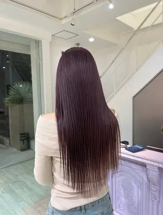 ロング カラー [TIDEHAIR] MIYUのヘアスタイル