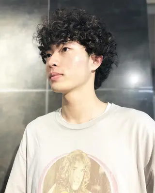 パーマ ヘアアレンジ メンズ メンズ特化✂️栗原 侑也のヘアスタイル