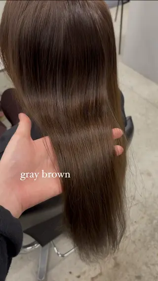 セミロング カラー レイヤーカット🎀× 韓国風🇰🇷正源のヘアスタイル