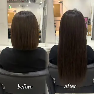 ロング 🦋REISA🦋 エクステ×ハイトーンのヘアスタイル